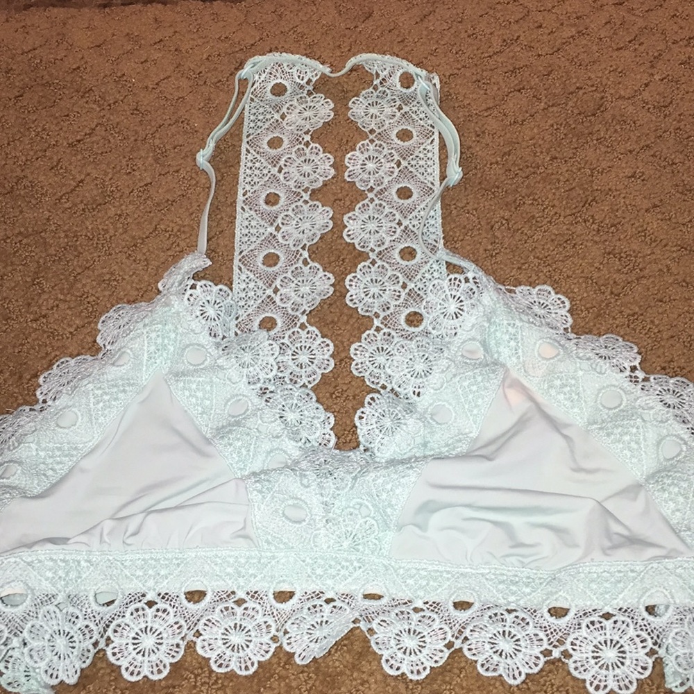 Arie teal bralette